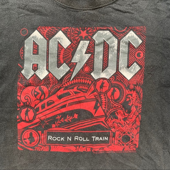 AC/DC Rock N Roll Train Aust Tour T-shirt 2009 - Picture 2 of 5
